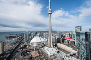 Two BD CN Tower and Lake Ontario View